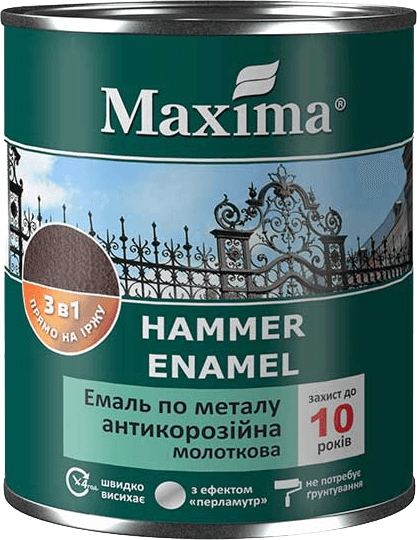 Maxima “RUST STOP METAL ENAMEL” 3 IN 1 “Rozsda stop” fém zománc 3 in 1 (kalapácslakk hatású)