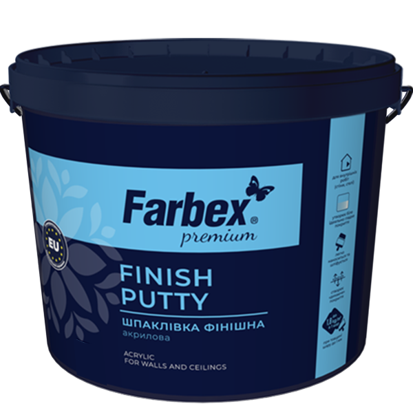 Farbex „ACRYLIC FINISH PUTTY” akril beltéri készrekevert glett