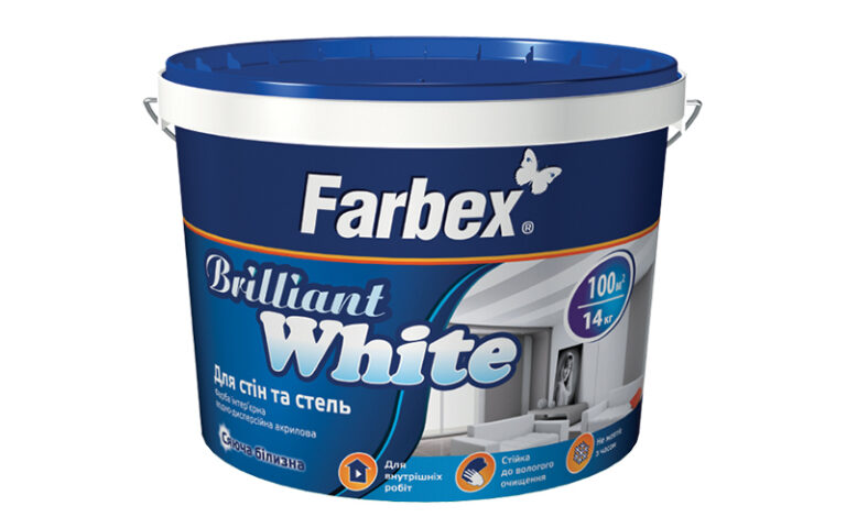 Egyre több helyen kapható a Farbex Brilliant White falfesték!
