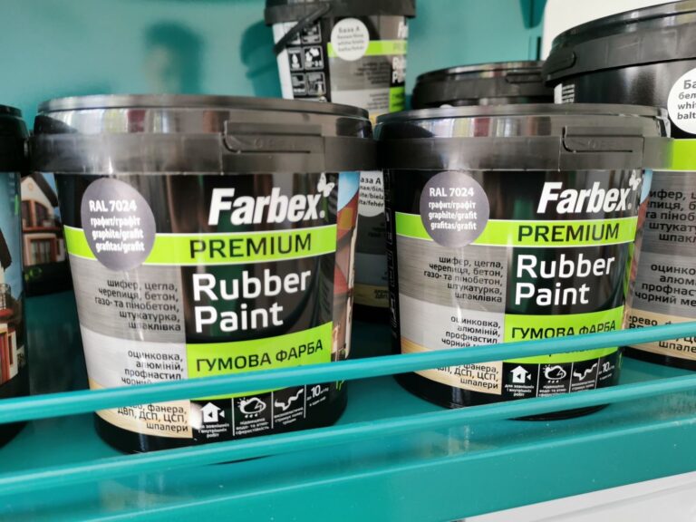 Farbex „Rubber Paint” elasztikus festék grafitszürke