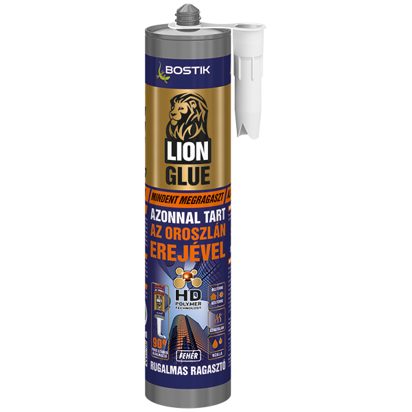 LION GLUE
sűrű, hibrid alapú ragasztó