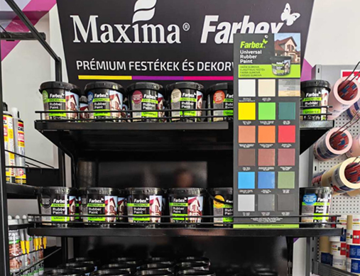 Újra teljes színválasztékban Miskolcon a Farbex Rubber Paint! Újra teljes színválasztékban Miskolcon a Farbex Rubber Paint!