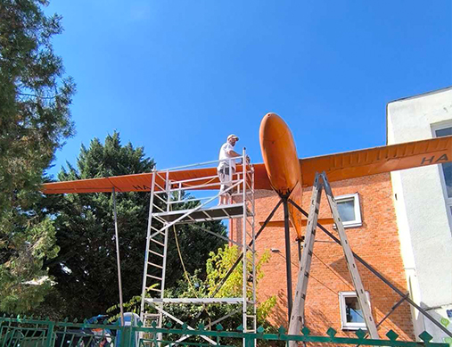 Egy újabb különlegesség: repülőgépet festettek Farbex Rubber Paint festékkel! Egy újabb különlegesség: repülőgépet festettek Farbex Rubber Paint festékkel!